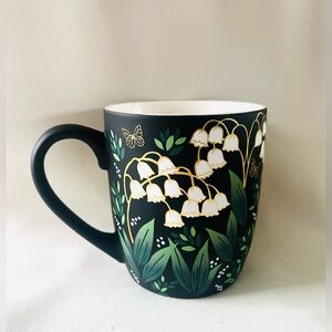 Madison Home – Lillies on Black - Soft-Touch Mug (16 oz)